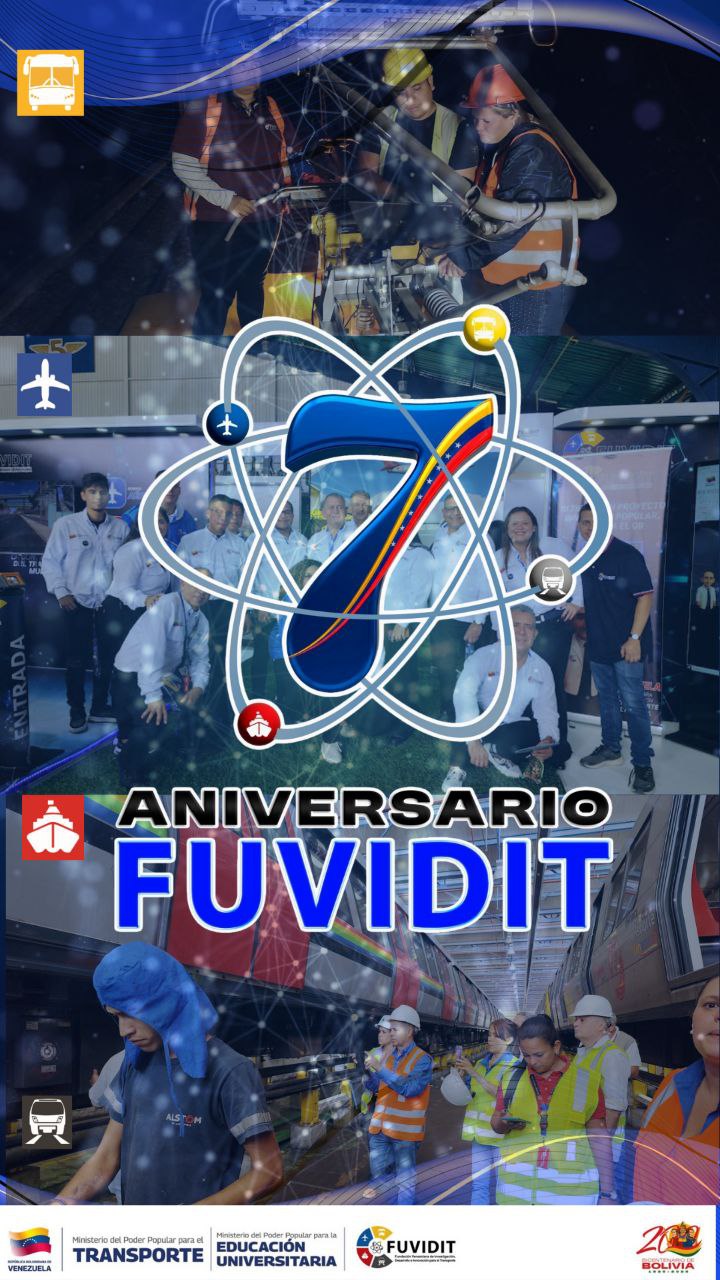 Noticia: FUVIDIT celebra 7 años como el eje de Innovación y desarrollo tecnológico del transporte en Venezuela - Registro informativo en la sala de prensa de FUVIDIT Venezuela