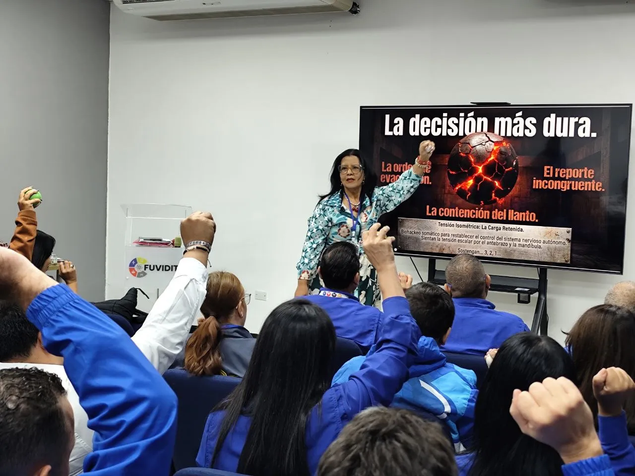 Evidencia fotográfica 2 de la noticia en los laboratorios de FUVIDIT Caracas, Venezuela